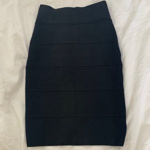 Simons Icone Black Bodycon Skirt